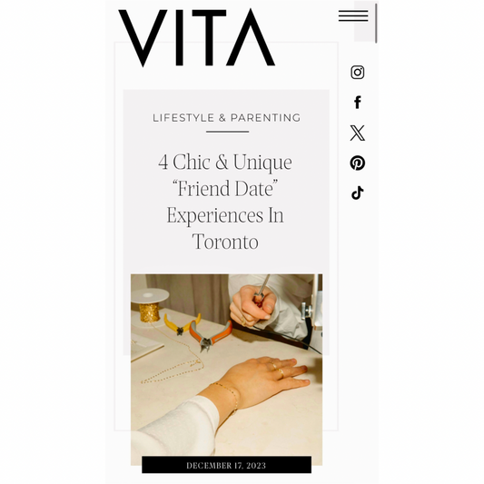 Faceology Spa featured in Vita Magazine